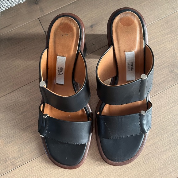 Leather Miista Heels - Picture 2 of 4